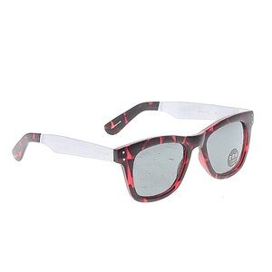 KOMONO Allen Tortoise Silver Sunglasses NEW Red UV400